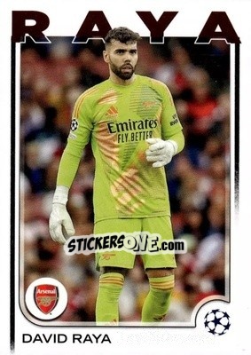 Sticker David Raya - UEFA Club Competitions 2024-2025
 n. 154 - Topps