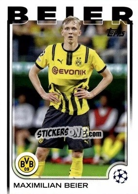Sticker Maximilian Beier - UEFA Club Competitions 2024-2025
 n. 159 - Topps