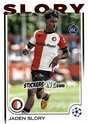 Sticker Jaden Slory - UEFA Club Competitions 2024-2025
 n. 160 - Topps