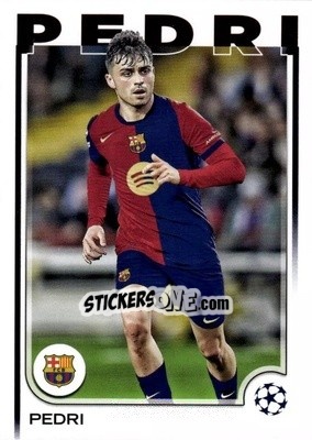 Sticker Pedri - UEFA Club Competitions 2024-2025
 n. 174 - Topps