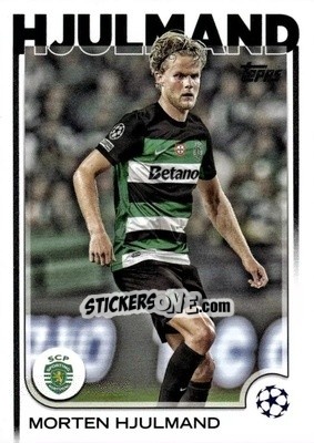Sticker Morten Hjulmand - UEFA Club Competitions 2024-2025
 n. 175 - Topps