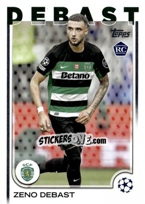 Sticker Zeno Debast - UEFA Club Competitions 2024-2025
 n. 177 - Topps