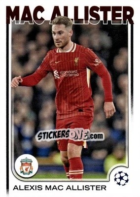 Cromo Alexis Mac Allister - UEFA Club Competitions 2024-2025
 n. 182 - Topps