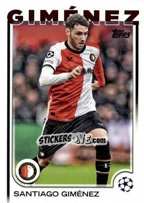 Cromo Santiago Giménez - UEFA Club Competitions 2024-2025
 n. 189 - Topps