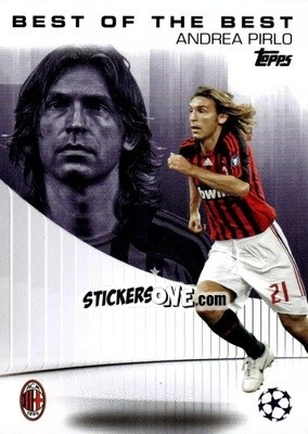 Sticker Andrea Pirlo - UEFA Club Competitions 2024-2025
 n. BOTB-2 - Topps