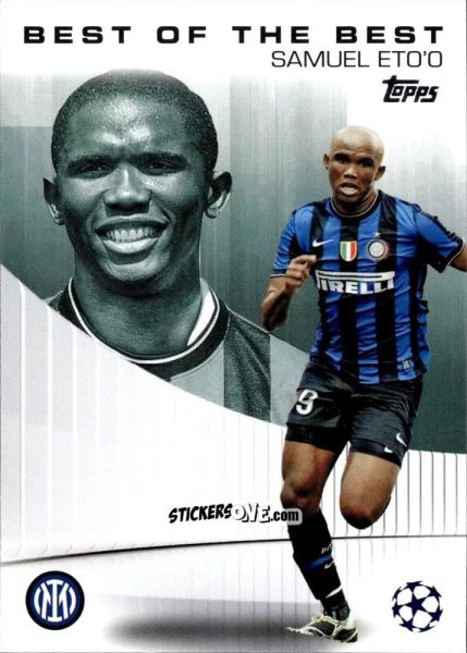 Sticker Samuel Eto'o - UEFA Club Competitions 2024-2025
 n. BOTB-9 - Topps