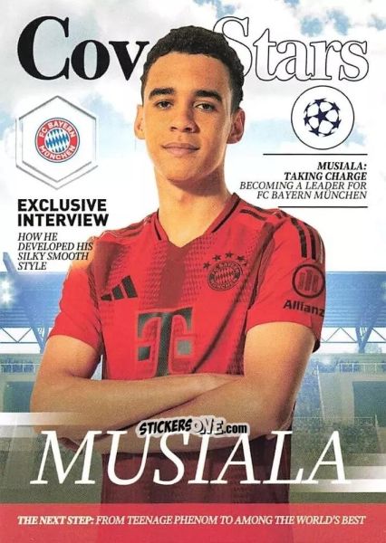 Cromo Jamal Musiala - UEFA Club Competitions 2024-2025
 n. CS-3 - Topps