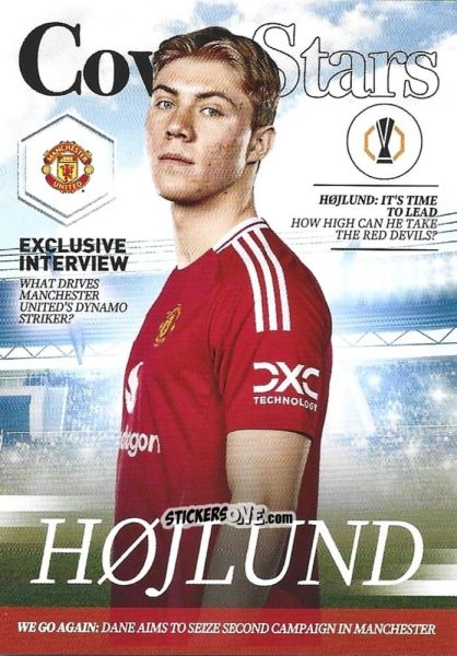 Figurina Rasmus Højlund - UEFA Club Competitions 2024-2025
 n. CS-5 - Topps