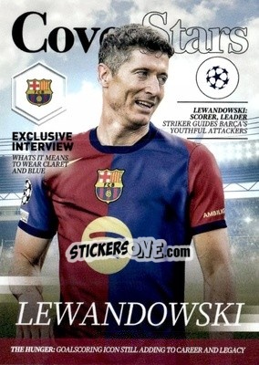 Sticker Robert Lewandowski - UEFA Club Competitions 2024-2025
 n. CS-14 - Topps