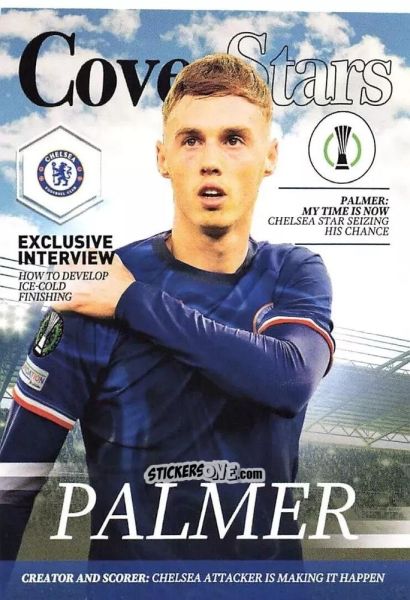 Figurina Cole Palmer - UEFA Club Competitions 2024-2025
 n. CS-15 - Topps
