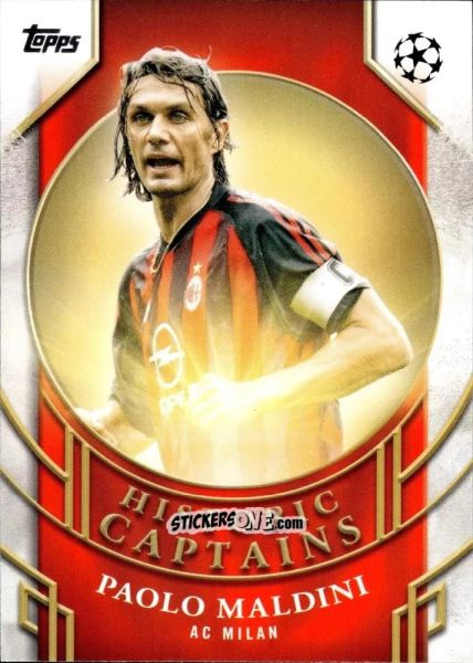 Sticker Paolo Maldini - UEFA Club Competitions 2024-2025
 n. HC-1 - Topps