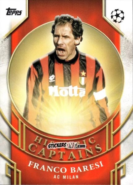 Sticker Franco Baresi - UEFA Club Competitions 2024-2025
 n. HC-2 - Topps
