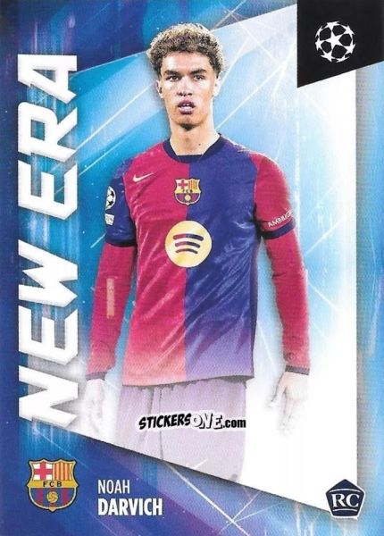 Sticker Noah Darvich - UEFA Club Competitions 2024-2025
 n. NE-9 - Topps