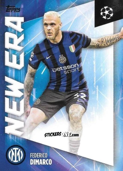 Sticker Federico Dimarco - UEFA Club Competitions 2024-2025
 n. NE-12 - Topps
