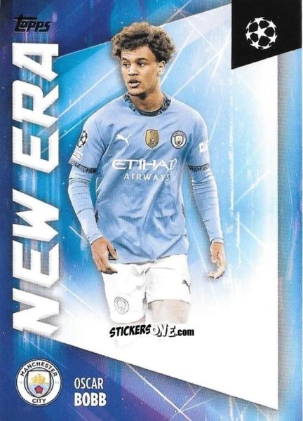 Sticker Oscar Bobb - UEFA Club Competitions 2024-2025
 n. NE-17 - Topps