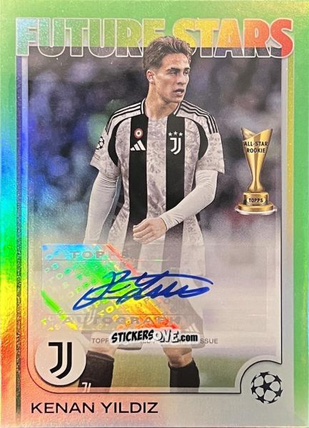 Cromo Kenan Yildiz - UEFA Club Competitions 2024-2025
 n. FSA-KY - Topps