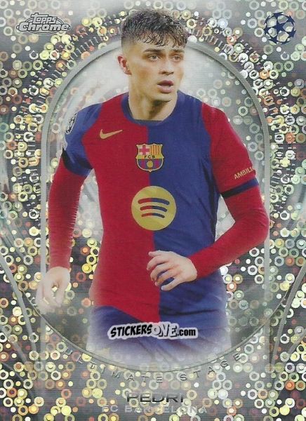 Sticker Pedri - UEFA Club Competitions 2024-2025
 n. USC-14 - Topps