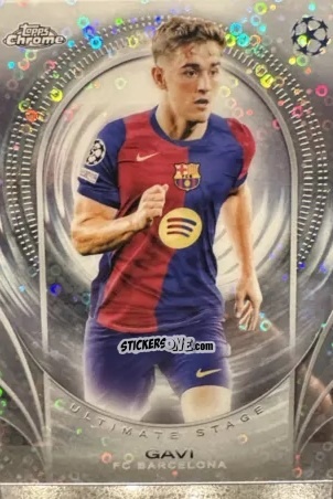 Sticker Gavi - UEFA Club Competitions 2024-2025
 n. USC-13 - Topps