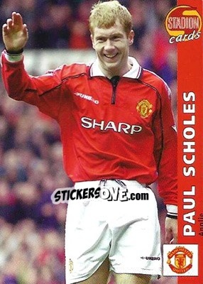 Figurina Paul Scholes - Stadion Cards 2000-2005 n. 211 - Stadion Cards