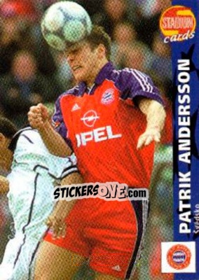 Figurina Patrik Andersson - Stadion Cards 2000-2005 n. 266 - Stadion Cards