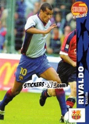 Figurina Rivaldo - Stadion Cards 2000-2005 n. 285 - Stadion Cards