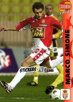 Cromo Marco Simone - Stadion Cards 2000-2005 n. 295 - Stadion Cards