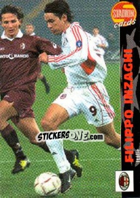 Cromo Filippo Inzaghi - Stadion Cards 2000-2005 n. 304 - Stadion Cards