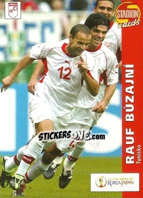 Figurina Raouf Bouzaiene - Stadion Cards 2000-2005 n. 408 - Stadion Cards