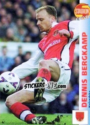 Cromo Dennis Bergkamp - Stadion Cards 2000-2005 n. 19 - Stadion Cards