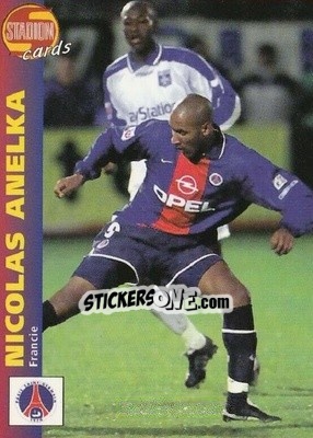 Cromo Nicolas Anelka - Stadion Cards 2000-2005 n. 21 - Stadion Cards