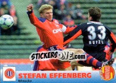 Figurina Stefan Effenberg - Stadion Cards 2000-2005 n. 25 - Stadion Cards