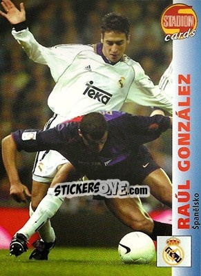 Cromo Raul Gonzalez - Stadion Cards 2000-2005 n. 41 - Stadion Cards