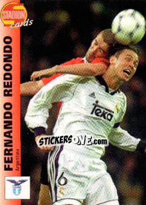 Cromo Fernando Redondo - Stadion Cards 2000-2005 n. 48 - Stadion Cards
