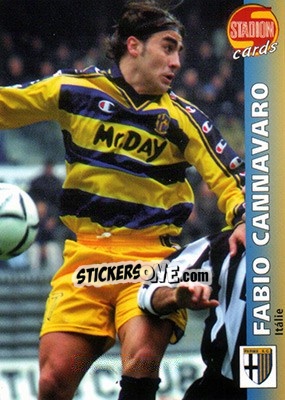 Cromo Fabio Cannavaro - Stadion Cards 2000-2005 n. 136 - Stadion Cards