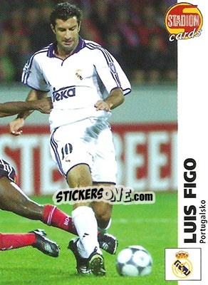 Cromo Luis Figo - Stadion Cards 2000-2005 n. 188 - Stadion Cards