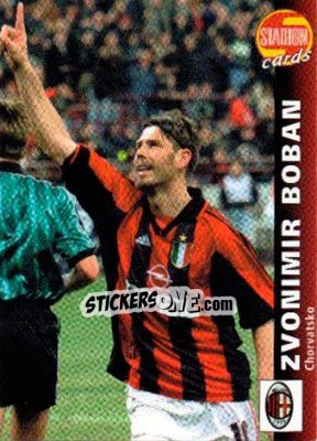 Cromo Zvonimir Boban - Stadion Cards 2000-2005 n. 199 - Stadion Cards