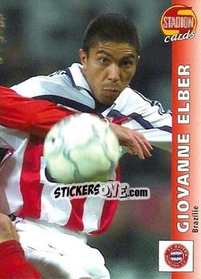 Figurina Giovane Elber - Stadion Cards 2000-2005 n. 203 - Stadion Cards