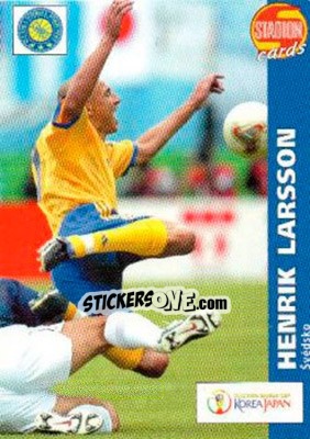 Cromo Henrik Larsson - Stadion Cards 2000-2005 n. 428 - Stadion Cards