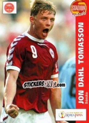 Figurina Jon Dahl Tomasson - Stadion Cards 2000-2005 n. 445 - Stadion Cards