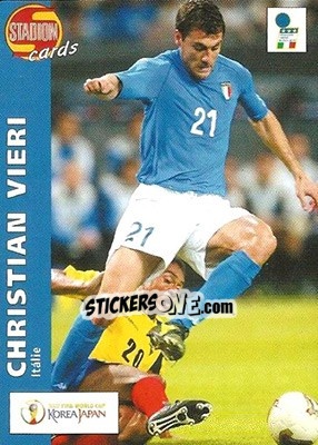 Cromo Christian Vieri - Stadion Cards 2000-2005 n. 447 - Stadion Cards