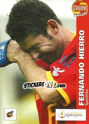 Figurina Fernando Hierro - Stadion Cards 2000-2005 n. 464 - Stadion Cards