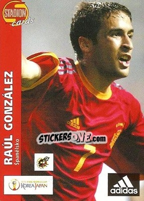 Cromo Raul Gonzalez - Stadion Cards 2000-2005 n. 468 - Stadion Cards
