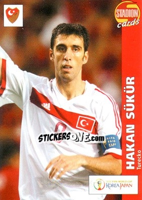 Cromo Hakan Sukur - Stadion Cards 2000-2005 n. 473 - Stadion Cards