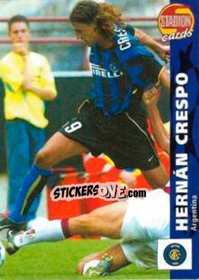 Figurina Hernan Crespo - Stadion Cards 2000-2005 n. 524 - Stadion Cards