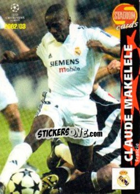 Figurina Claude Makelele - Stadion Cards 2000-2005 n. 584 - Stadion Cards