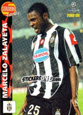 Cromo Marcelo Zalayeta - Stadion Cards 2000-2005 n. 585 - Stadion Cards