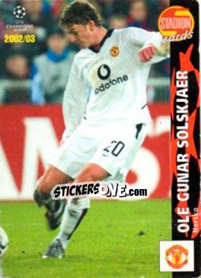 Cromo Ole Gunnar Solskjaer - Stadion Cards 2000-2005 n. 587 - Stadion Cards