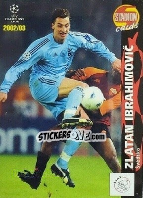 Figurina Zlatan Ibrahimovic - Stadion Cards 2000-2005 n. 592 - Stadion Cards