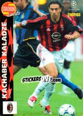 Cromo Kakha Kaladze (Rui Costa) - Stadion Cards 2000-2005 n. 600 - Stadion Cards
