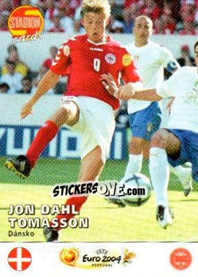 Figurina Jon Dahl Tomasson - Stadion Cards 2000-2005 n. 705 - Stadion Cards
